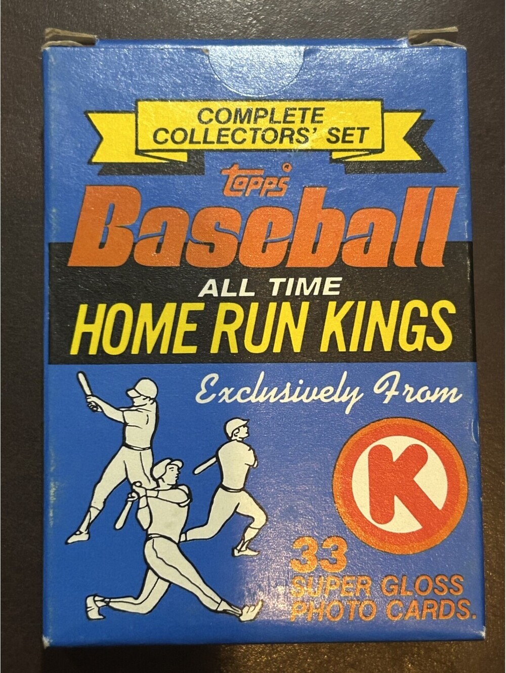 1985 TOPPS CIRCLE K HOME RUN KINGS COMPLETE 33 CARD SET NM